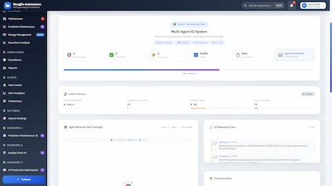 Multi-agent orchestration system with DAG-based workflow and real-time telemetry monitoring