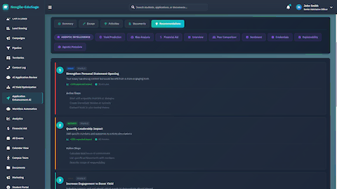 Improvement Recommendations - Prioritized action steps