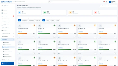 Predman Assets - Grid infrastructure asset management dashboard