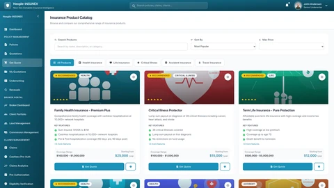 Quotation Catalog Portal Screenshot