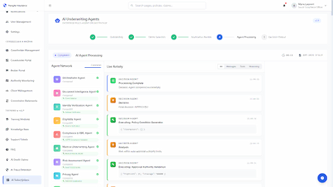 Agent Processing Dashboard