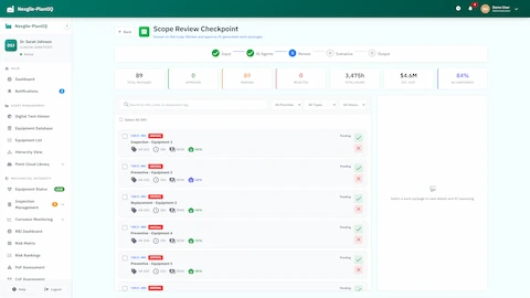 Scope Review Checkpoint - Human-in-the-loop approval for AI-generated work packages