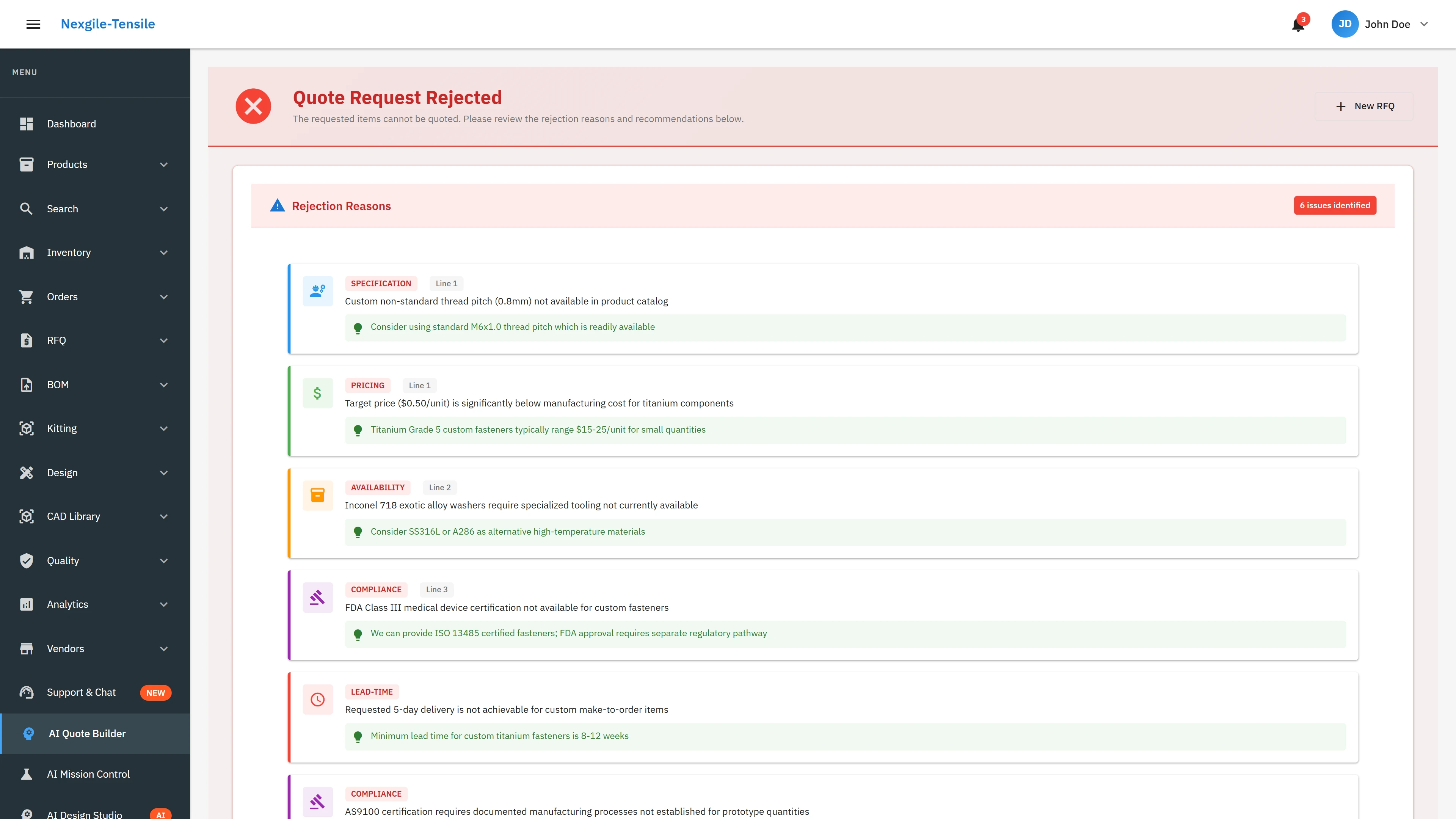Compliance Validation - Certification verification and audit trail management