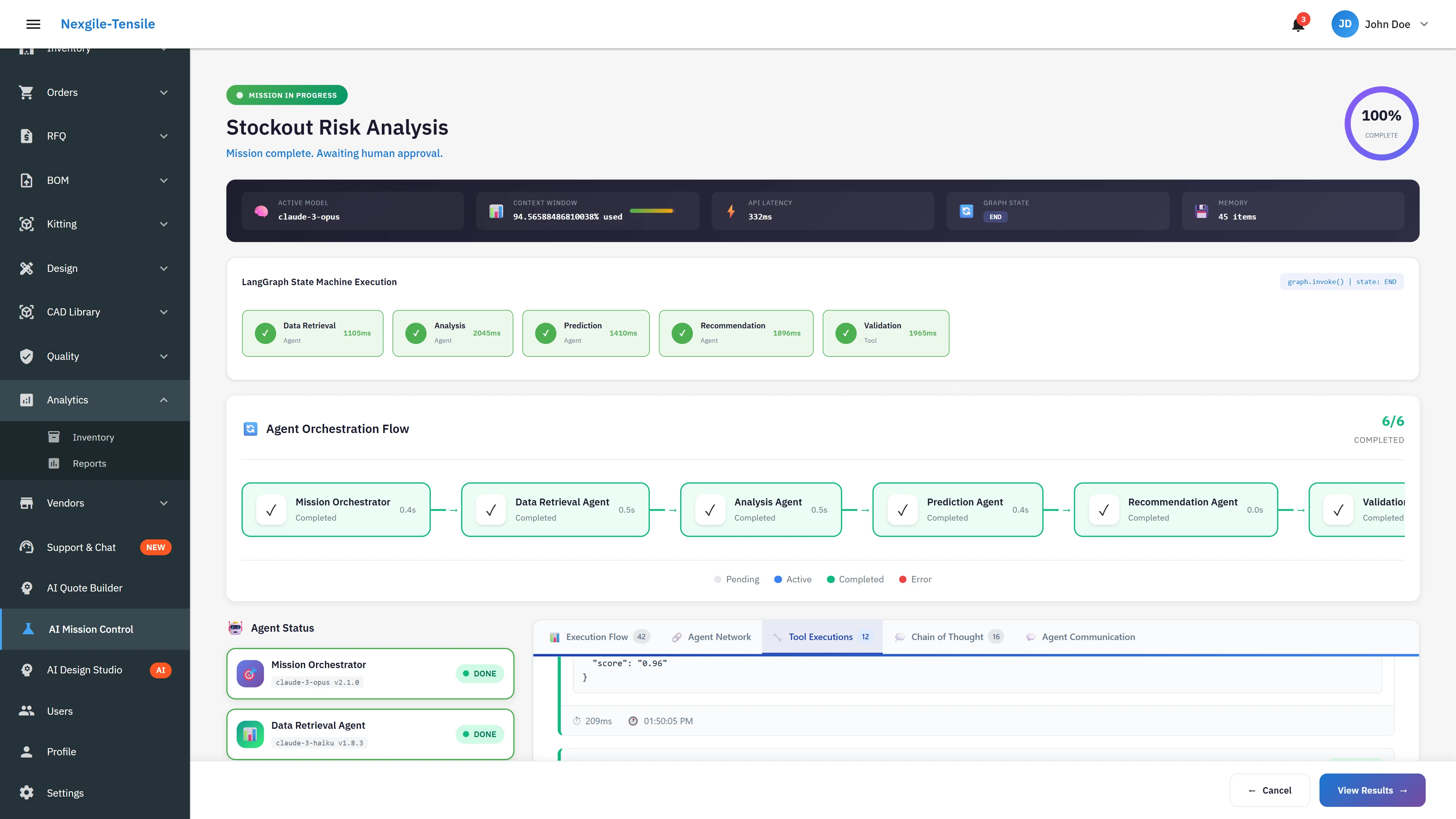 Predictive Analytics - Stockout prediction and demand forecasting with confidence intervals